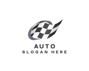 Racing - Racing Flag Garage logo design