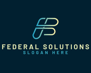 Generic Modern Business Letter F logo design