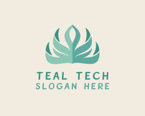 Teal - Teal Lotus Spa logo design