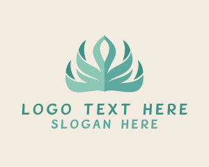 Style - Teal Lotus Spa logo design