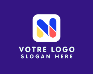 Cute - Generic App Letter N logo design