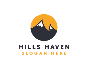 Mountain Peak Travel logo design