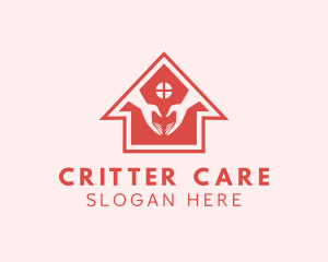 House Hand Care logo design