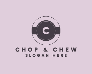 Circle Stamp Diner Logo