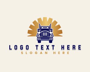 Transport - Truck Gear Logistics logo design