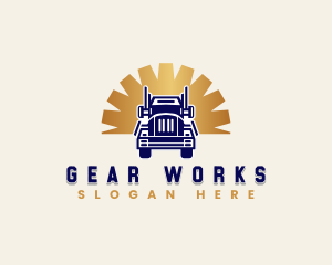 Truck Gear Logistics logo design