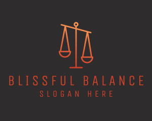 Legal Justice Scale logo design