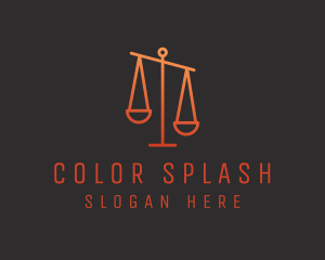 Legal Justice Scale logo design