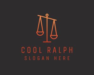 Legal Justice Scale logo design