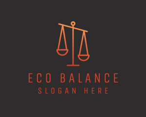 Legal Justice Scale logo design