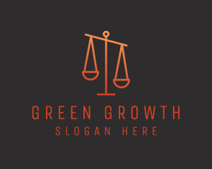 Legal Justice Scale logo design