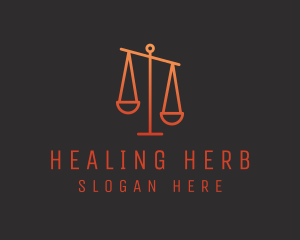 Legal Justice Scale logo design