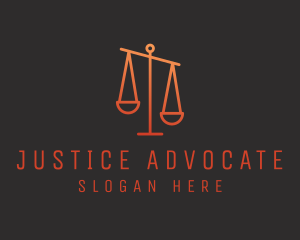 Prosecutor - Legal Justice Scale logo design