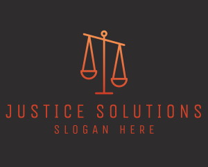 Judicial - Legal Justice Scale logo design