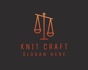 Legal Justice Scale logo design