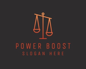 Legal Justice Scale logo design