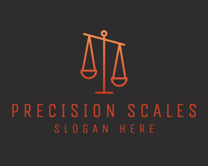 Legal Justice Scale logo design