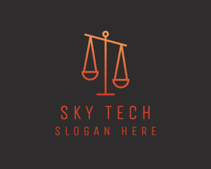 Legal Justice Scale logo design