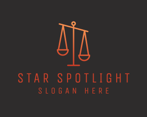 Legal Justice Scale logo design