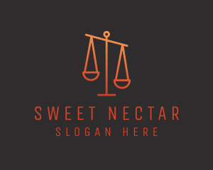 Legal Justice Scale logo design