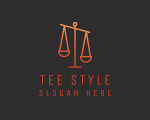 Legal Justice Scale logo design