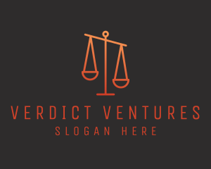 Judge - Legal Justice Scale logo design