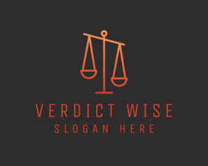 Judge - Legal Justice Scale logo design