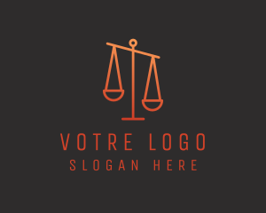 Scales Of Justice - Legal Justice Scale logo design