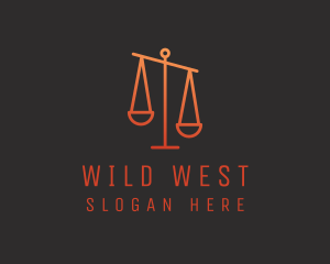 Legal Justice Scale logo design