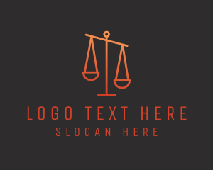 Legal Justice Scale Logo