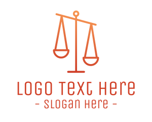 Liberty - Orange Justice Scale logo design