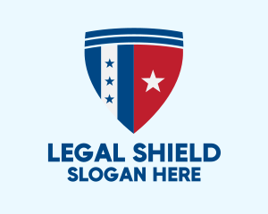 Star Shield Defense logo design