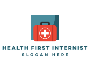 First Aid Medical Kit logo design