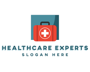 First Aid Medical Kit logo design