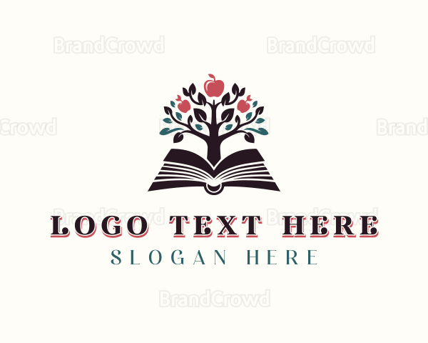Apple Book Tree Logo