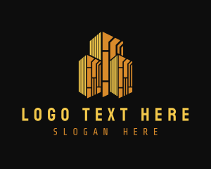 Office Space - Architectural Building Structure logo design