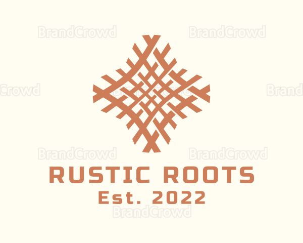 Textile Handicraft Pattern Logo