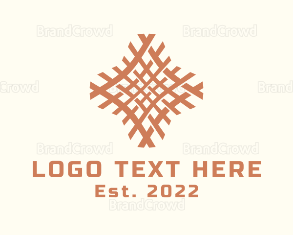 Textile Handicraft Pattern Logo