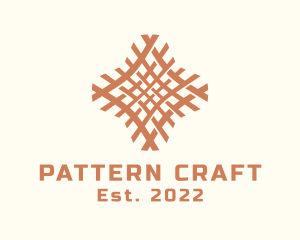 Textile Handicraft Pattern logo design