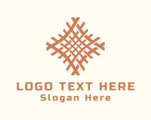 Textile Handicraft Pattern Logo