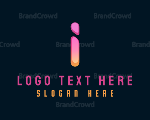 Modern Startup Letter I Logo