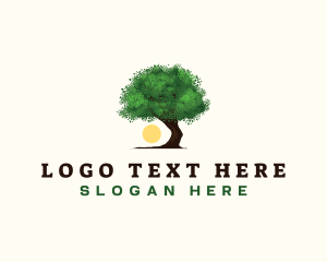 Lumber - Eco Tree Nature logo design