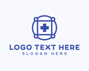 Surgeon - Blue Medical Cross logo design