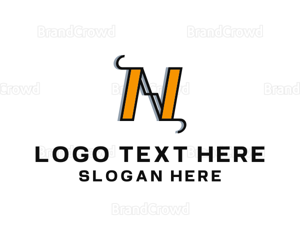 Fashion Clothing Letter N Logo