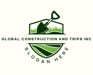 Garden Lawn Shovel Logo