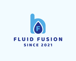 House Water Drink logo design