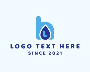 Water Drop - House Water Drink logo design