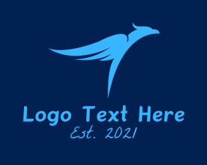 Courier - Eagle Bird Aviation logo design
