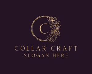 Hibiscus Flower Ornament logo design