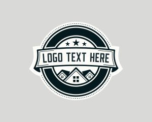 Roofing - Town House Exclusive Residence logo design